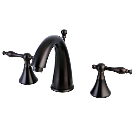 Kingston Brass 8" Widespread Bathroom Faucet, Oil Rubbed Bronze KS2975NL